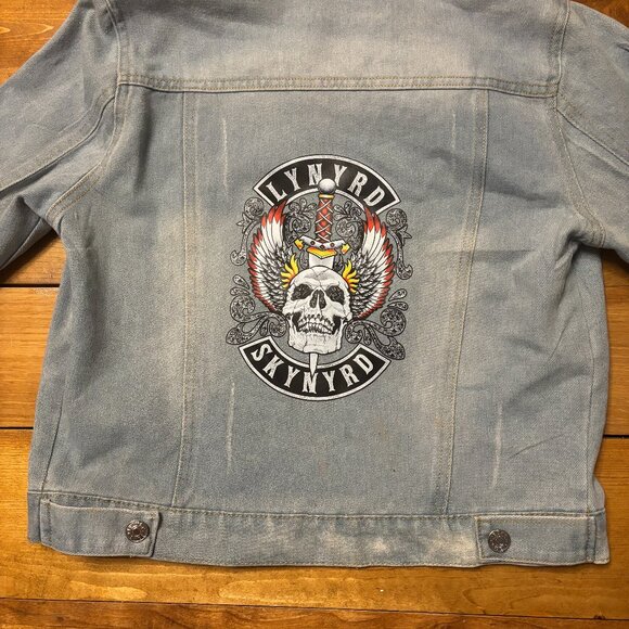 Youth Lynyrd Skynyrd Jean Jacket Medium - Picture 1 of 5